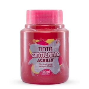 Tinta Cintilante 100ml - Púrpura 550 Acrilex