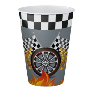 Copos de Papel 250ml - Motor Sport c/8 Make+