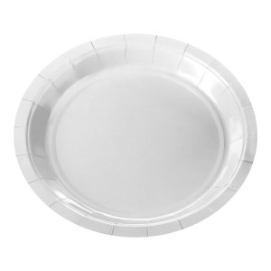 Pratos de Papel 18cm - Branco c/8 Make+