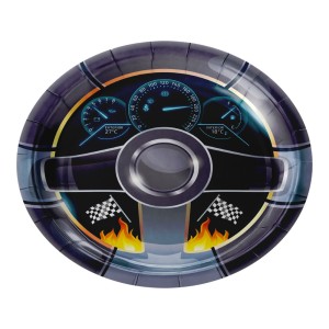 Pratos de Papel 18cm - Motor Sport c/8 Make+