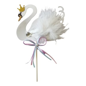 Topo de Bolo - Cisne Branco Make+