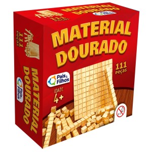 Material Dourado 111 Peças Pais e Filhos