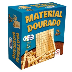 Material Dourado 74 Peças Pais e Filhos