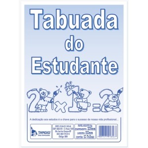 Tabuada do Estudante 10fls Tamoio