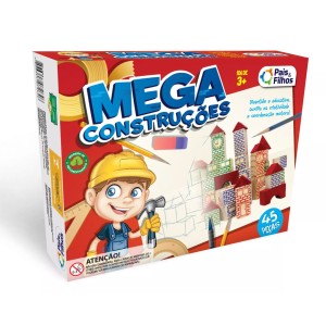 Mega Construções 45 Peças 7394 Pais e Filhos