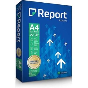 Papel Sulfite A4 Branco 75g 500 Folhas Report