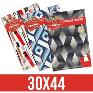 Saco para Presente 30cm x 44cm Cromus