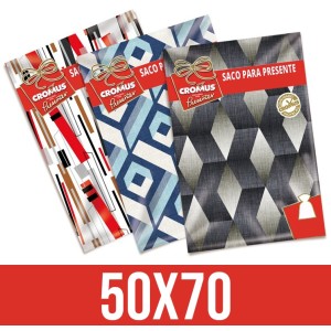 Saco para Presente 50cm x 70cm Cromus