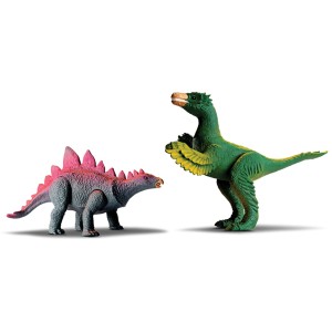 Dinossauros Estegossauro e Deinonychus 1595 Silmar Brinquedos