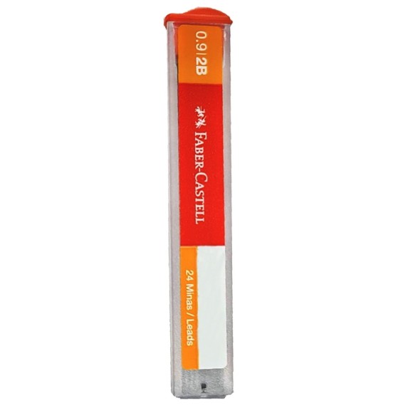 Grafite 0.9mm 2B c/24 Unidades Faber Castell