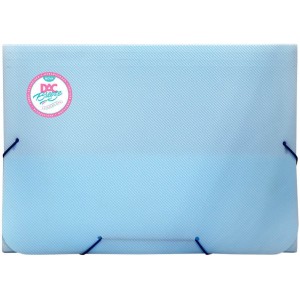 Pasta Sanfonada A4 com 12 Divisões Azul Pastel 811PP-AZ DAC