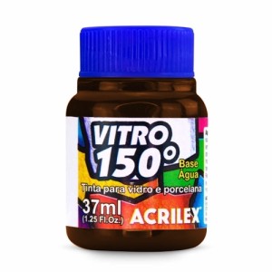 Tinta Vitro 150º 37ml - Marrom Escuro 526 Acrilex