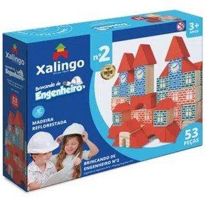 Brincando de Engenheiro Nº2 53 Peças 5276.5 Xalingo