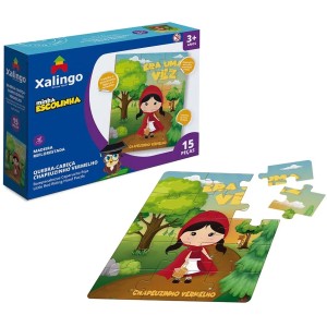 Quebra-Cabeça - Chapeuzinho Vermelho 15 Peças 5152.1 Xalingo