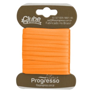 Fita de Cetim n.0 0066 - Laranja Progresso