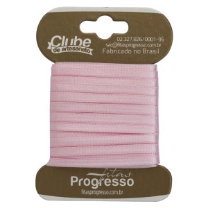Fita de Cetim n.0 0310 - Rosa Bebê Progresso
