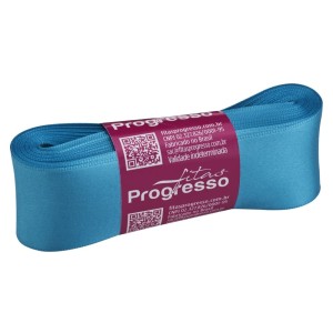 Fita de Cetim n.9 0213 - Azul Turquesa Progresso