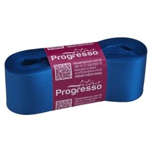 Fita de Cetim n.9 0214 - Azul Royal Progresso