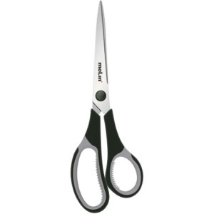 Tesoura Office Grip Preta 21cm Molin