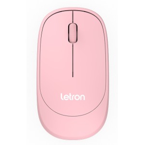 Mouse Sem Fio Color Fit Rosa 74341 Letron