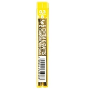 Grafite 0.3mm B - Tubo com 12 Minas Pilot