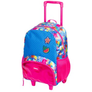 Mochila com Rodinhas M Plus Floral 065963-00 Sestini
