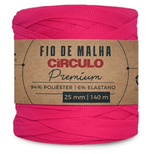 Fio de Malha Premium 3748 - Rosa Vermelha Circulo