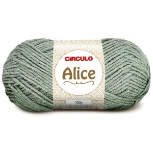Lã Alice 5844 - Militar 100g Circulo