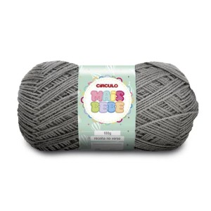 Lã Mais Bebê 0700 - Alumínio 100g Circulo