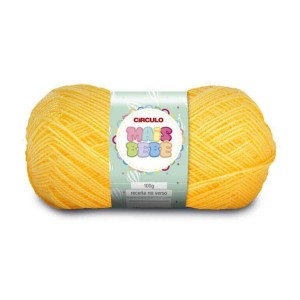Lã Mais Bebê 1198 - Manteiga 100g Circulo