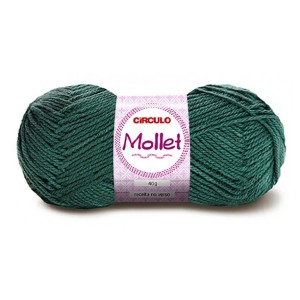 Lã Mollet 40g 5740 - Verde Musgo Circulo