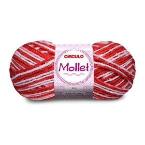 Lã Mollet 40g 9632 - Picnic Circulo