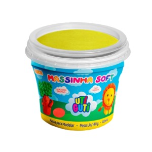 Massa de Modelar 140g - Amarela Uti Guti