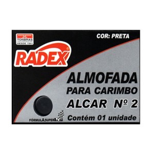 Almofada para Carimbo N.2 - Preta Radex