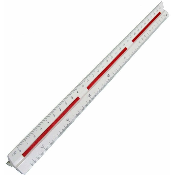 Escalímetro Triangular 7830/4 Trident