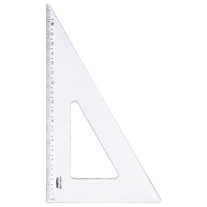 Esquadro 60º Transparente Cristal New Line Waleu