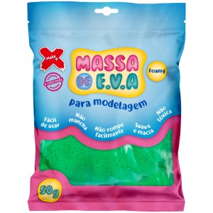 Massinha de EVA 50g - Verde Escuro Make+