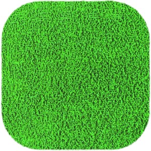 Placa de EVA Atoalhado 40x48cm - Verde