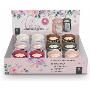 Vela Aromática Canelada com Mensagem Brasfoot