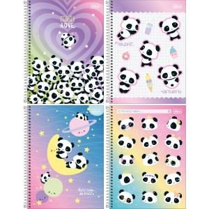 Caderno 16 Matérias Lovely Friend 256fls Tilibra