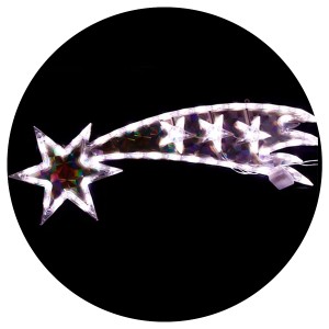 Pisca Pisca Cometa 69 LEDs Branco Frio 80cm 18135 Chibrali