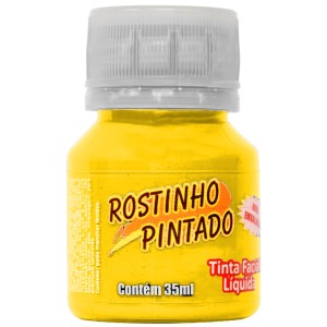 Tinta Facial Líquida 35ml - Amarelo Rostinho Pintado