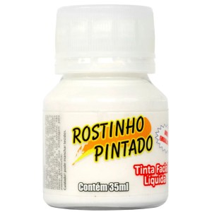 Tinta Facial Líquida 35ml - Branco Rostinho Pintado