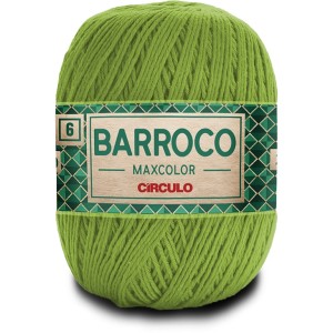 Barbante Barroco MaxColor n.6 400g 5239 - Hortaliça Circulo