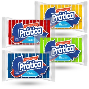 Prendedor de Roupas de Plástico Colorido c/12 Prática