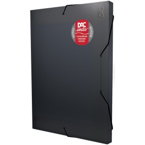 Pasta com Elástico 40mm Onda Preta 404PP-PR DAC