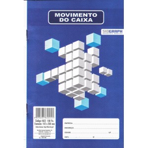 Livro Movimento do Caixa 1/4 100 Folhas SidGraph