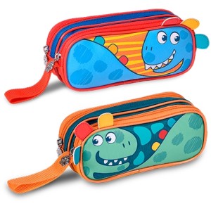 Estojo Duplo - Pets Dinossauro CP24081F Clio Style