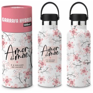 Garrafa Térmica Hydra 500ml - Amor de Mãe o Melhor Brasfoot