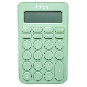 Calculadora de Mesa 8 Dígitos Candy Verde Botão Redondo 99334 Letron